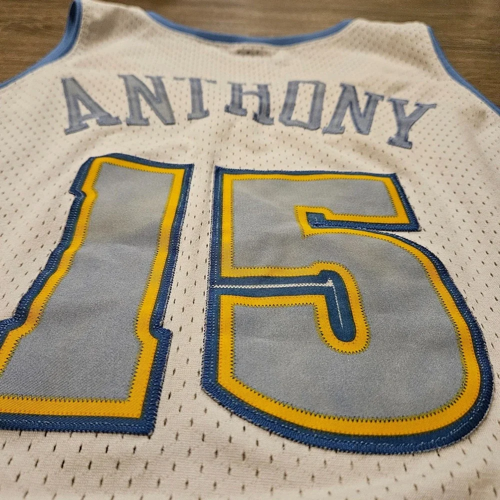 Vintage Nike Carmelo Anthony Denver Nuggets #15 Jersey Mens XXL +2 NBA Stitched